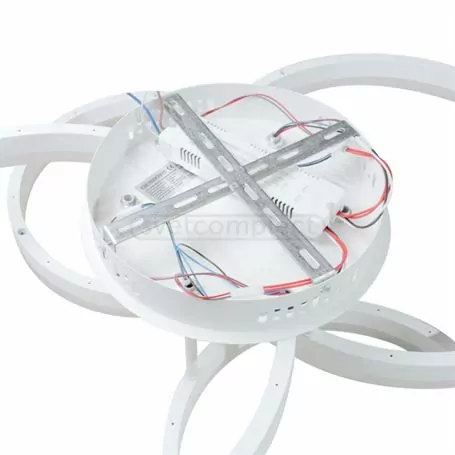 Світильник світлодіодний СВЕТКОМПЛЕКТ LED ACR DECO -4R 168W WH RC Білий з пультом ДК