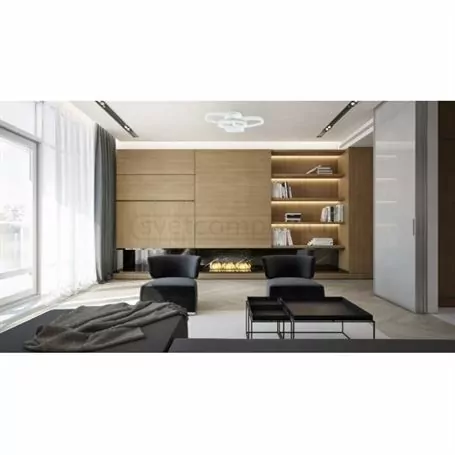 Світильник світлодіодний СВЕТКОМПЛЕКТ LED ACR DECO -4R 168W WH RC Білий з пультом ДК