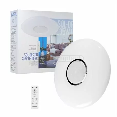 Светильник светодиодный СВЕТКОМПЛЕКТ SOL-DR 2711 35W OP IR RC с пультом ДУ