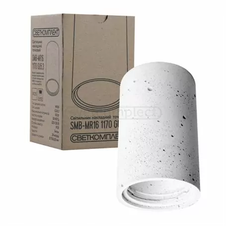 СВЕТИЛЬНИК НАКЛАДНОЙ ТОЧЕЧНЫЙ SMB-MR16 GU5.3 1170 WH, БЕЛЫЙ