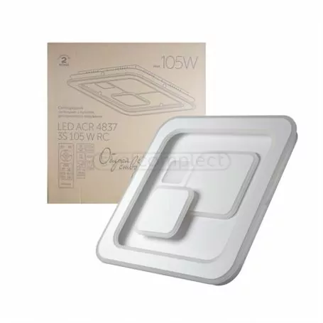 СВЕТИЛЬНИК СВЕТОДИОДНЫЙ СВЕТКОМПЛЕКТ LED ACR 4837 3S 105W RC С ПУЛЬТОМ ДУ