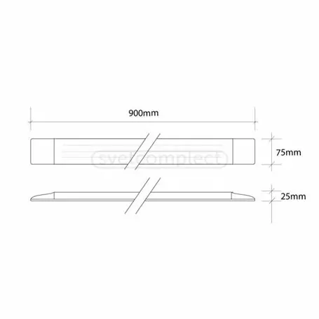 СВІТИЛЬНИК LED СВЕТКОМПЛЕКТ LF-AL 09 30W 4500K IP20