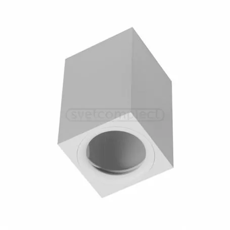 СВІТИЛЬНИК НАКЛАДНИЙ ТОЧКОВИЙ СВЕТКОМПЛЕКТ ASN 60S MR16 WH БІЛИЙ