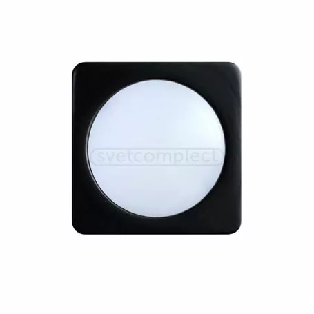 СВІТИЛЬНИК СВІТЛОДІОДНИЙ ТОЧКОВИЙ СВЕТКОМПЛЕКТ LED SDF 07S 7W 4500K BK ЧОРНИЙ