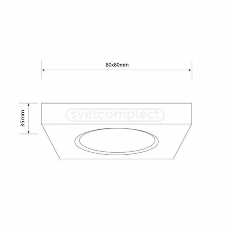 СВЕТИЛЬНИК ТОЧЕЧНЫЙ СВЕТКОМПЛЕКТ AG 777 MT БЕЛЫЙ
