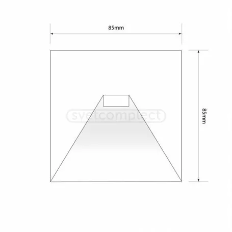 КРИШКА СВІТИЛЬНИКА СВЕТКОМПЛЕКТ COVER ST S3 85 BK