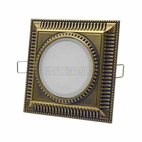 Світильник діодний LED VM-08 AB GX53 (антична латунь)