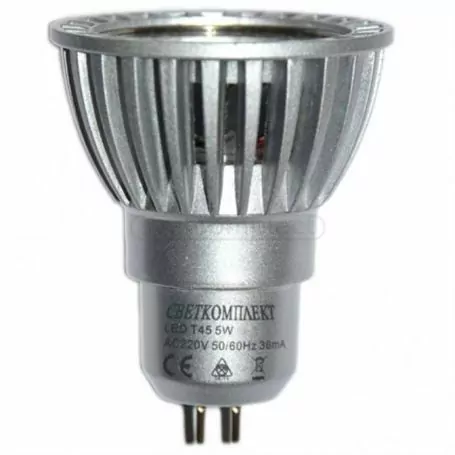 Лампа светодиодная LED MR16 COB 6W 3000K