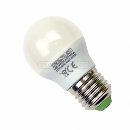 Лампа світлодіодна LED G45 E27 A 5W 4500К Лампа світлодіодна LED G45 E27 A 5W 4500К