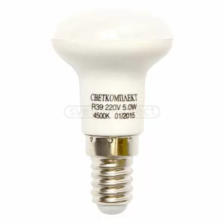 Лампа светодиодная LED R39A E14 5W 4500K 220V