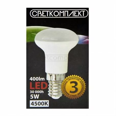 Лампа светодиодная LED R39A E14 5W 4500K 220V