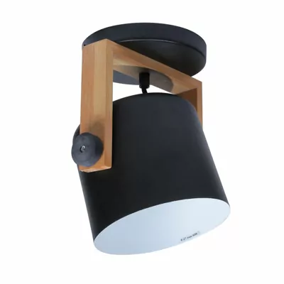 Бра LOFT WLC 160 E27 1x40W wood + BK чорний