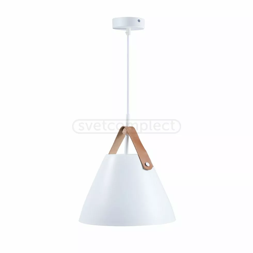 Підвіс DOLYA D-260 LEATHER Е27 1x40W,метал,білий LIGHT SET Підвіс DOLYA D-260 LEATHER Е27 1x40W,метал,білий LIGHT SET