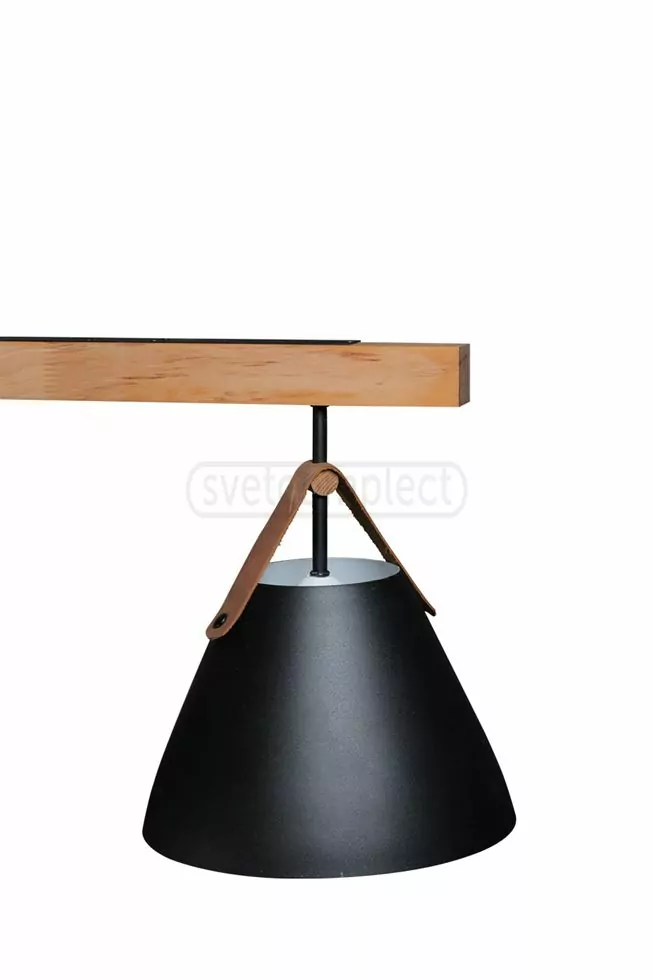 Підвіс LOFT RL 1000 D-260 leather WD Е27 3x40W BK чорний
