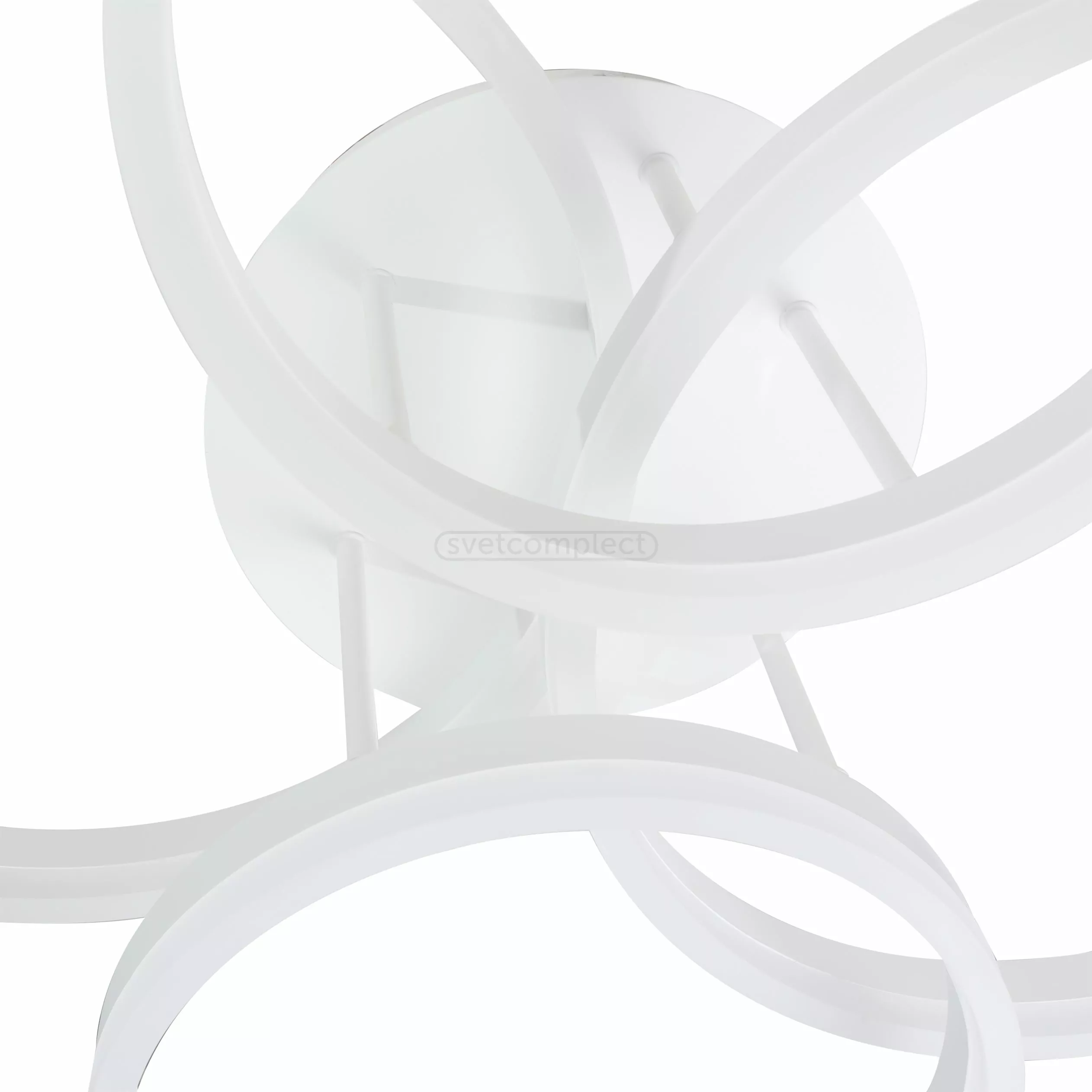 Світильник світлодіодний СВЕТКОМПЛЕКТ LED ACR DECO -4R 118W WH RC Білий з пультом ДУ