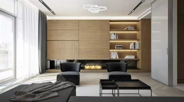 Світильник світлодіодний СВЕТКОМПЛЕКТ LED ACR DECO -4R 118W WH RC Білий з пультом ДУ