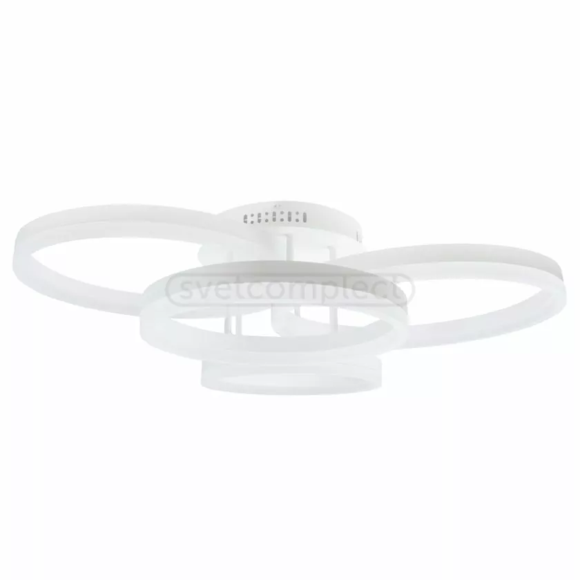Світильник світлодіодний СВЕТКОМПЛЕКТ LED ACR DECO -4R 118W WH RC Білий з пультом ДУ