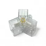 З'єднувач на три виходи SOTA,пластик,прозорий LIGHT SET(для формування в одну систему)