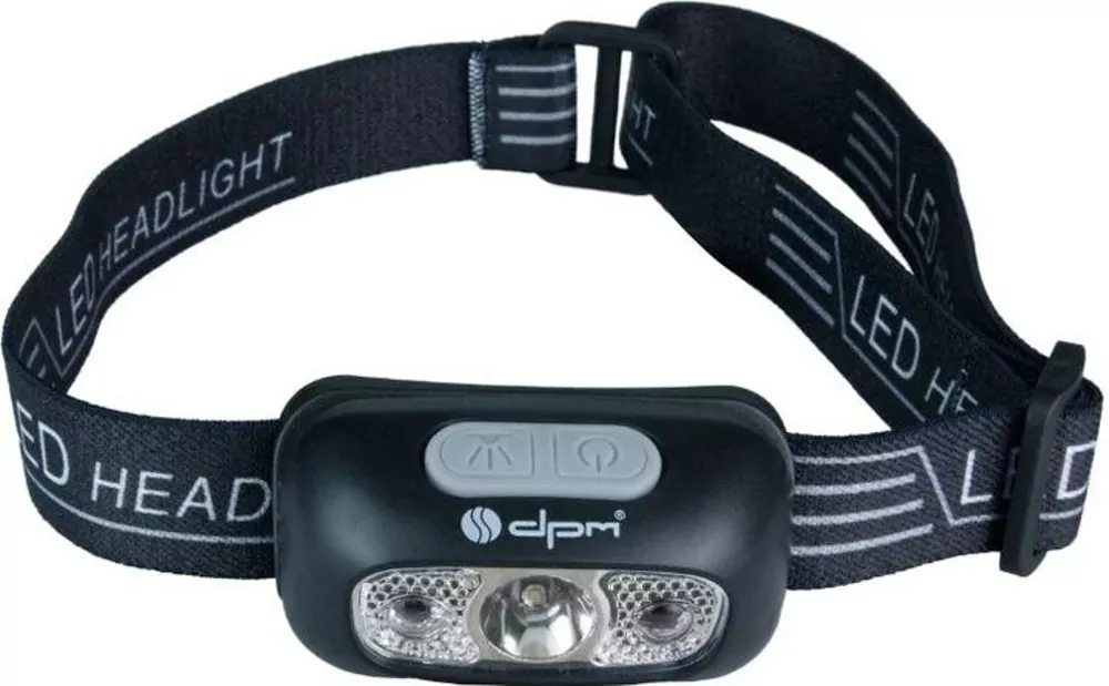 Ліхтар налобний LED SP0304 DPM 250Лм, 1100MAh, пластик, чорн.