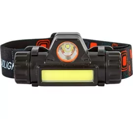 Ліхтар налобний LED SP0306 DPM 100Лм, 1200MAh, пластик, чорн.